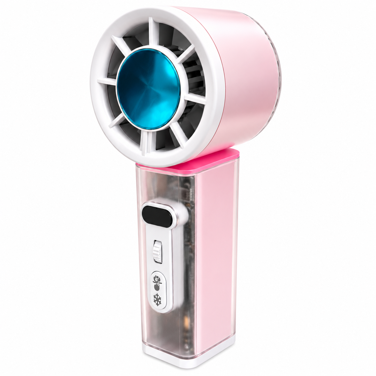 Shaking Head Cooling Turbo Fan – Digital Display, Powerful Battery, High Airflow & Automatic Rotation